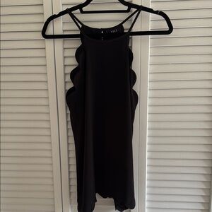 VICI Black Scalloped Top